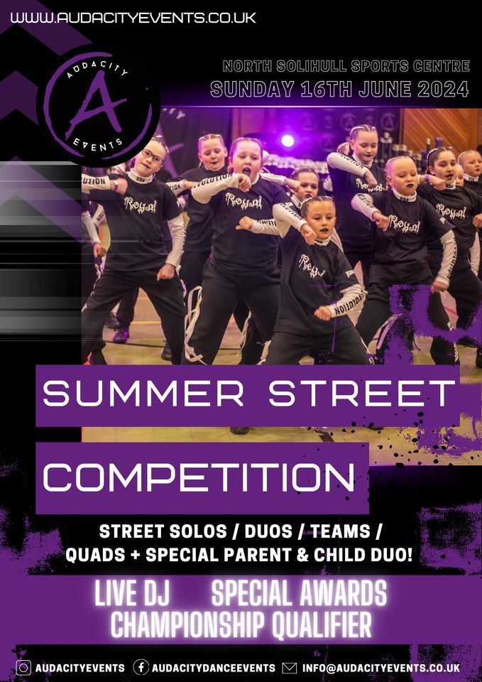 Summer Street Dance Competition - Fathers Day Special!