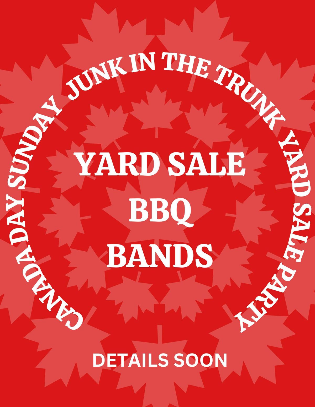 Junk In The Trunk Yard Sale Party