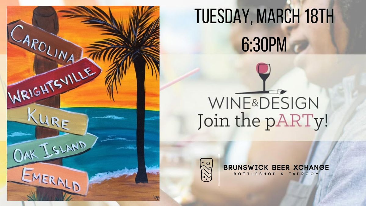 Wine & Design at Brunswick Beer Xchange!