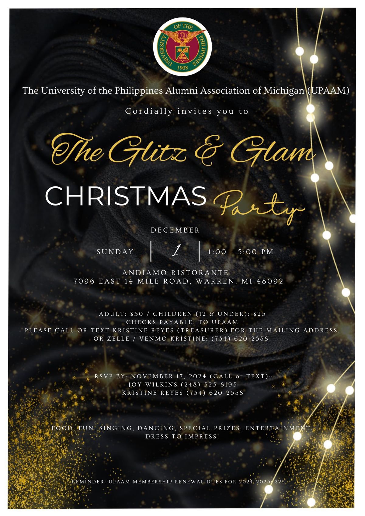 The Glitz and Glam Christmas Party