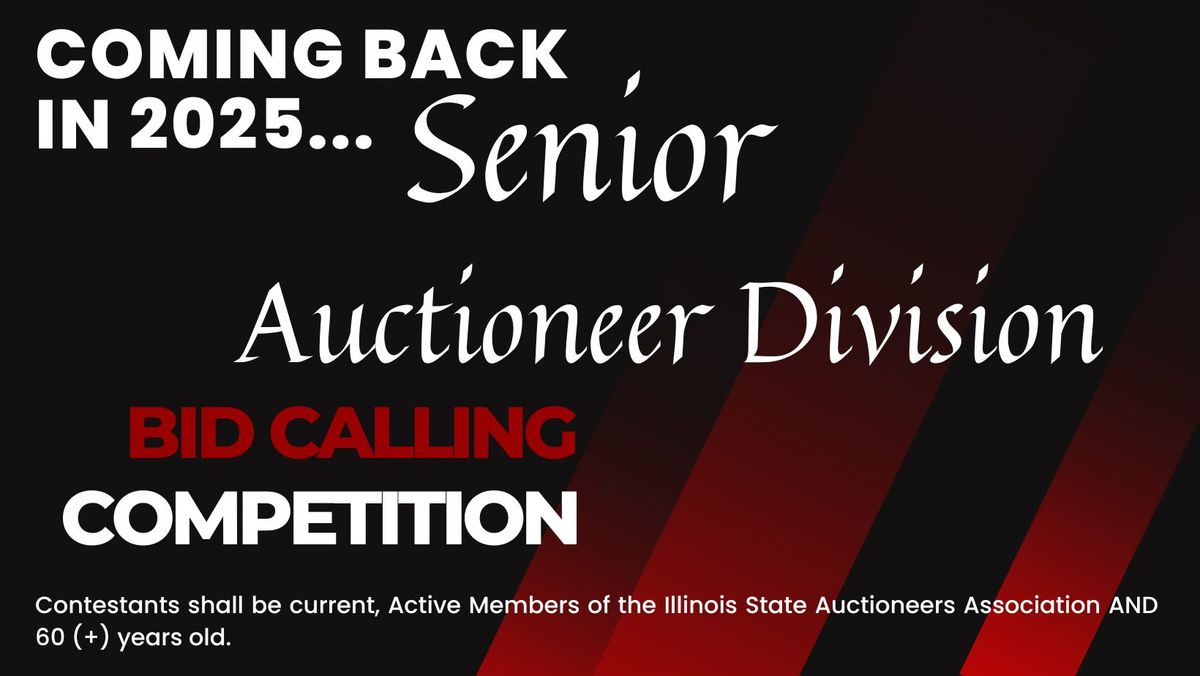 2025 Illinois State Senior Auctioneer Championship