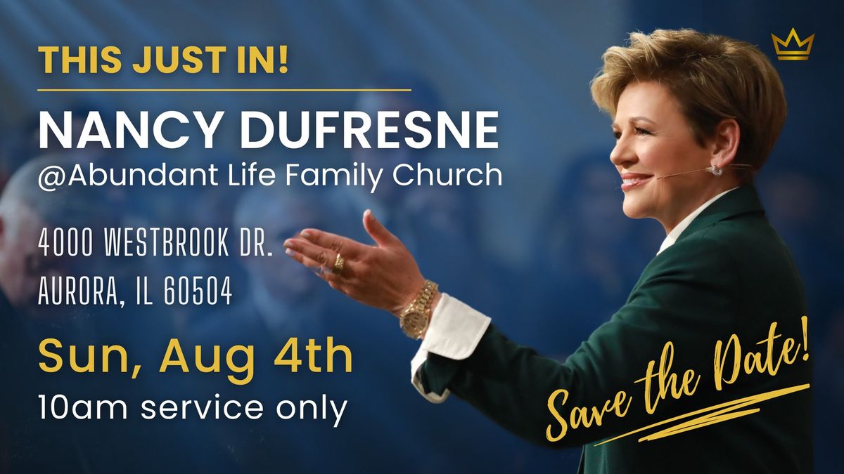 Pastor Nancy Dufresne at Abundant Life Family Church