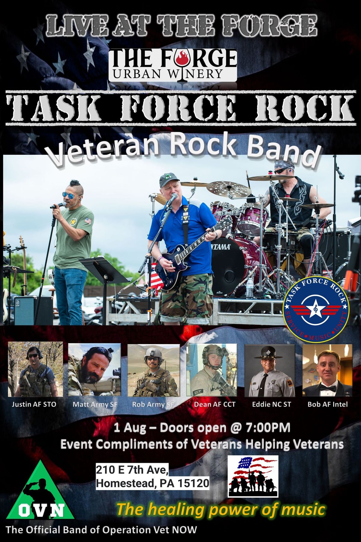 Veterans Night @ The Forge with Task Force Rock