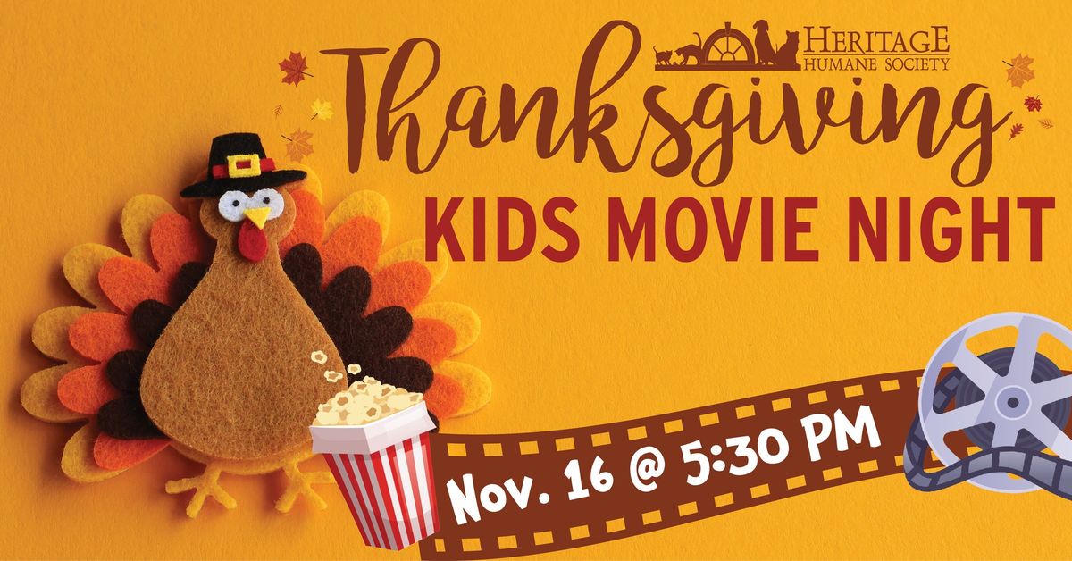 Thanksgiving Kids' Movie Night