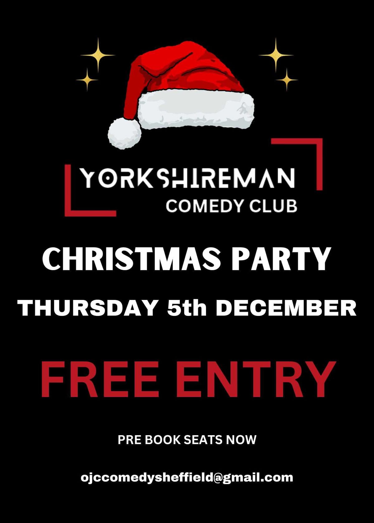 Christmas Special Comedy Club Free Entry