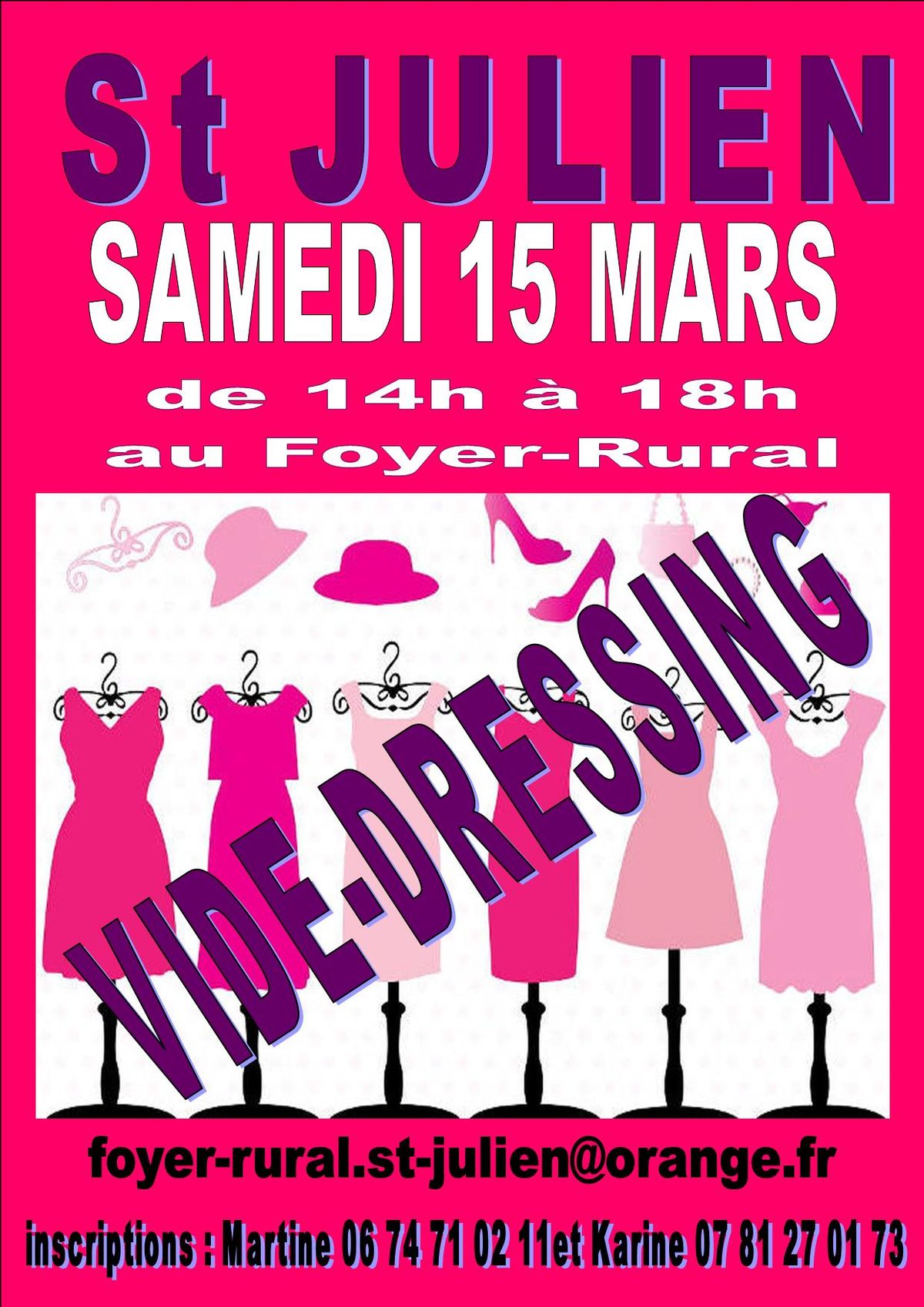 VIDE-DRESSING DU FOYER RURAL