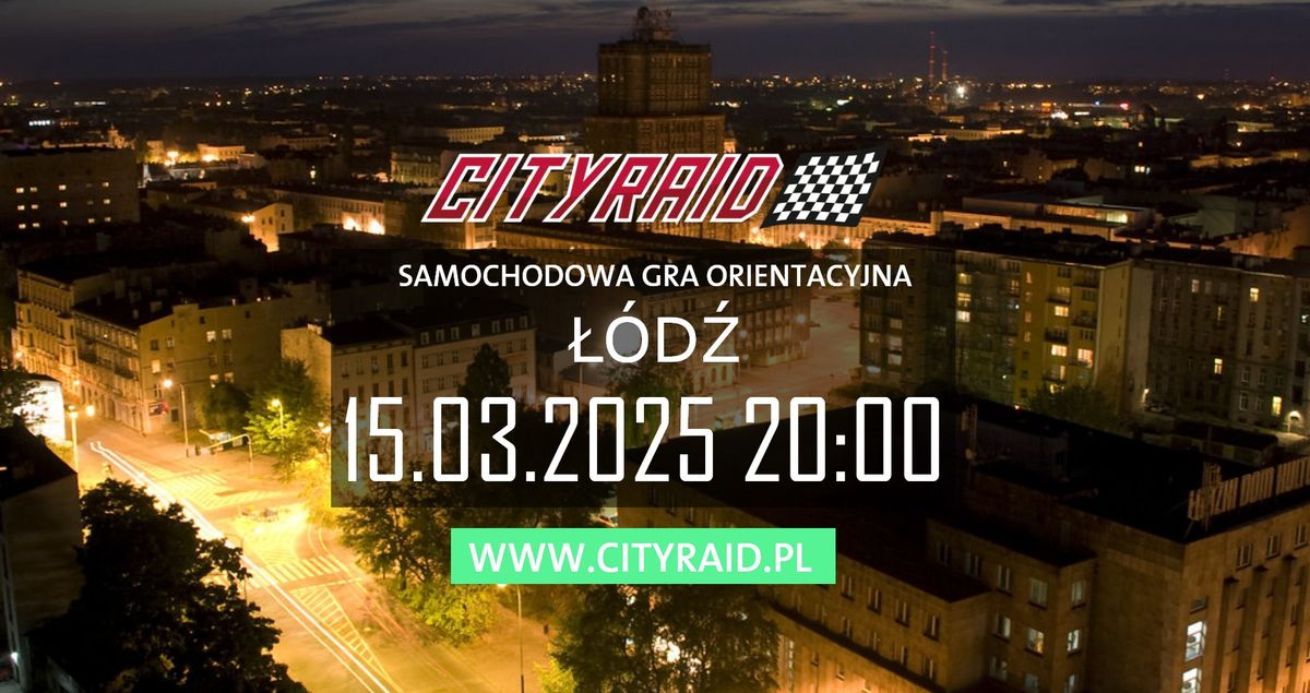 CITYRAID \u0141\u00d3D\u0179: SAMOCHODOWA GRA ORIENTACYJNA