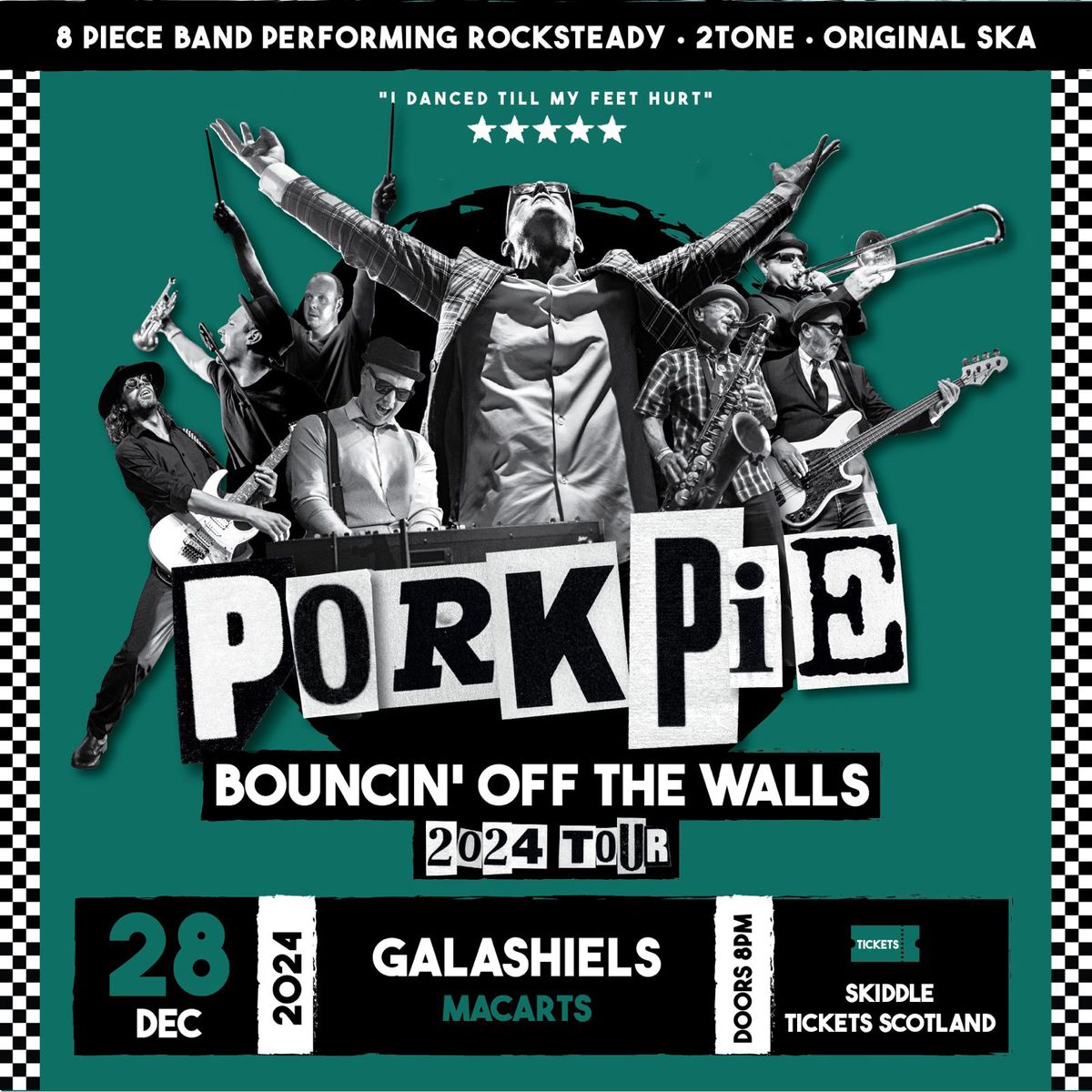 PorkPie Live plus SKA, Rocksteady, Reggae DJs - Christmas Show