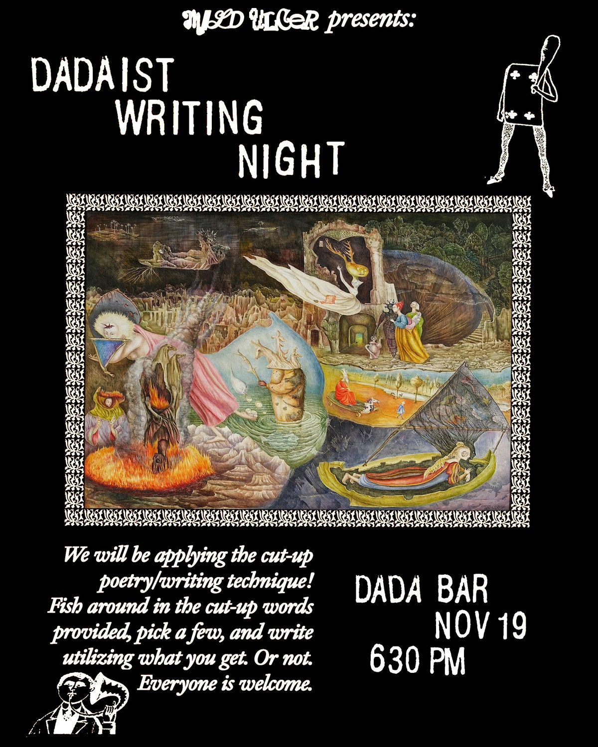 Dadaist Cut-up Writing Night