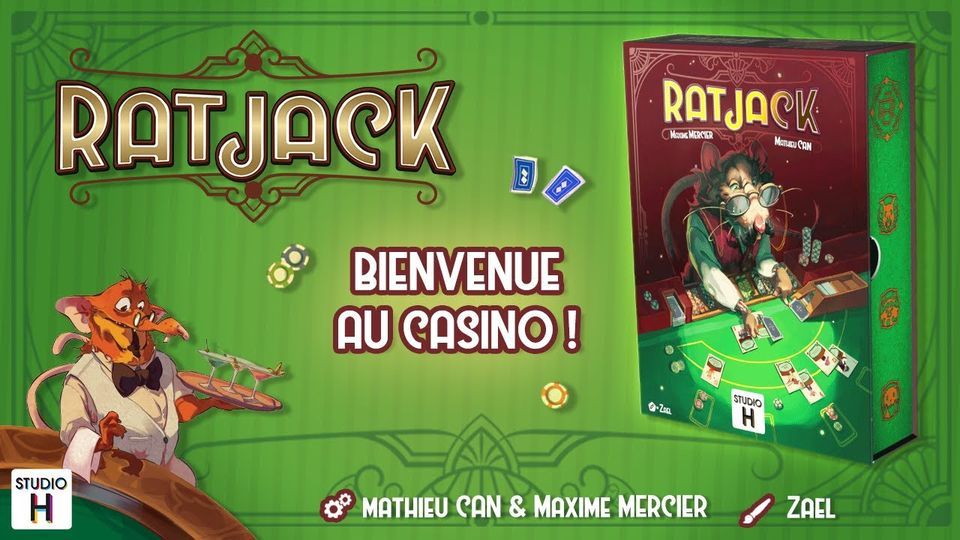 Soir\u00e9e d\u00e9couverte du jeu  : Ratjack ! Une boite du jeu \u00e0 gagner !