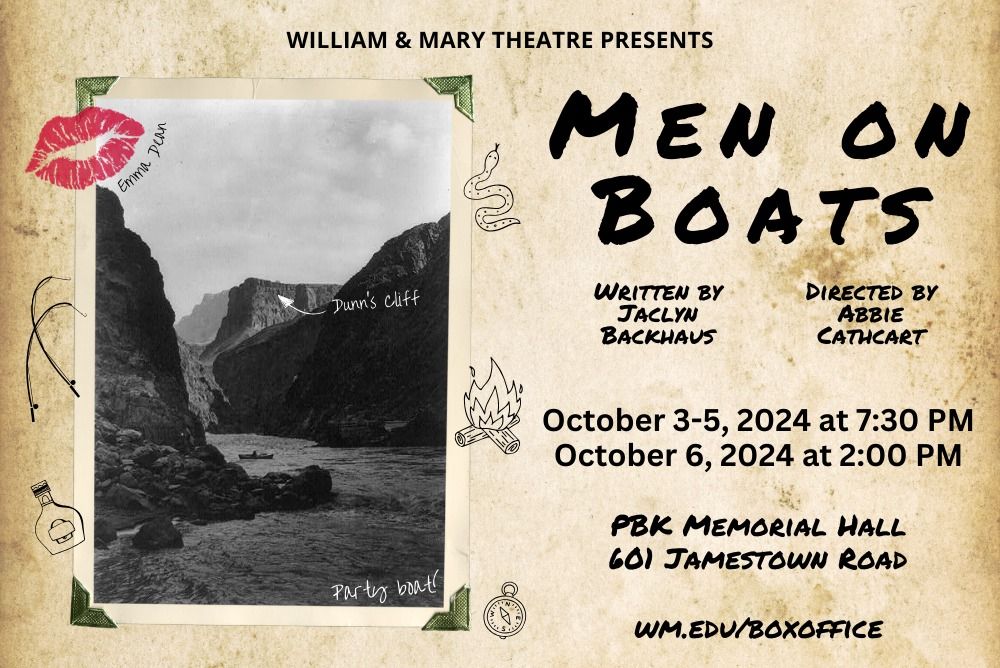 Men On Boats (October 3-6)