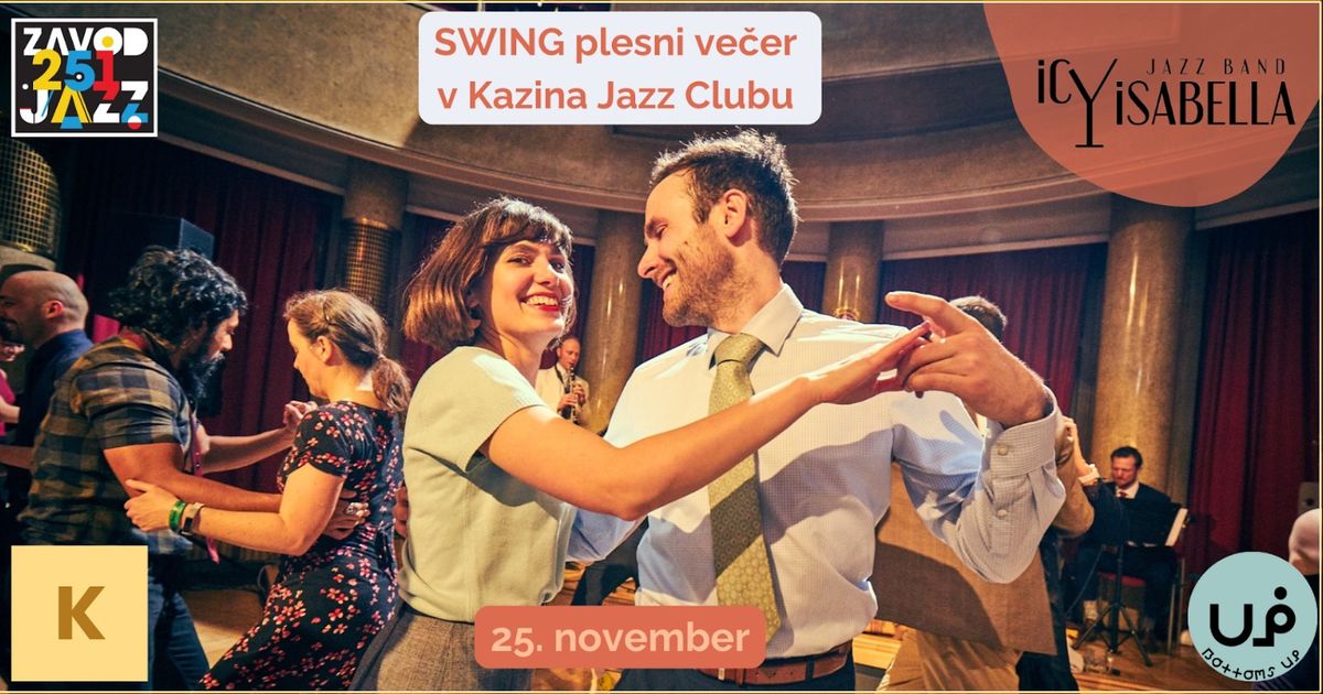 SWING plesni ve\u010der v Kazina Jazz Clubu 