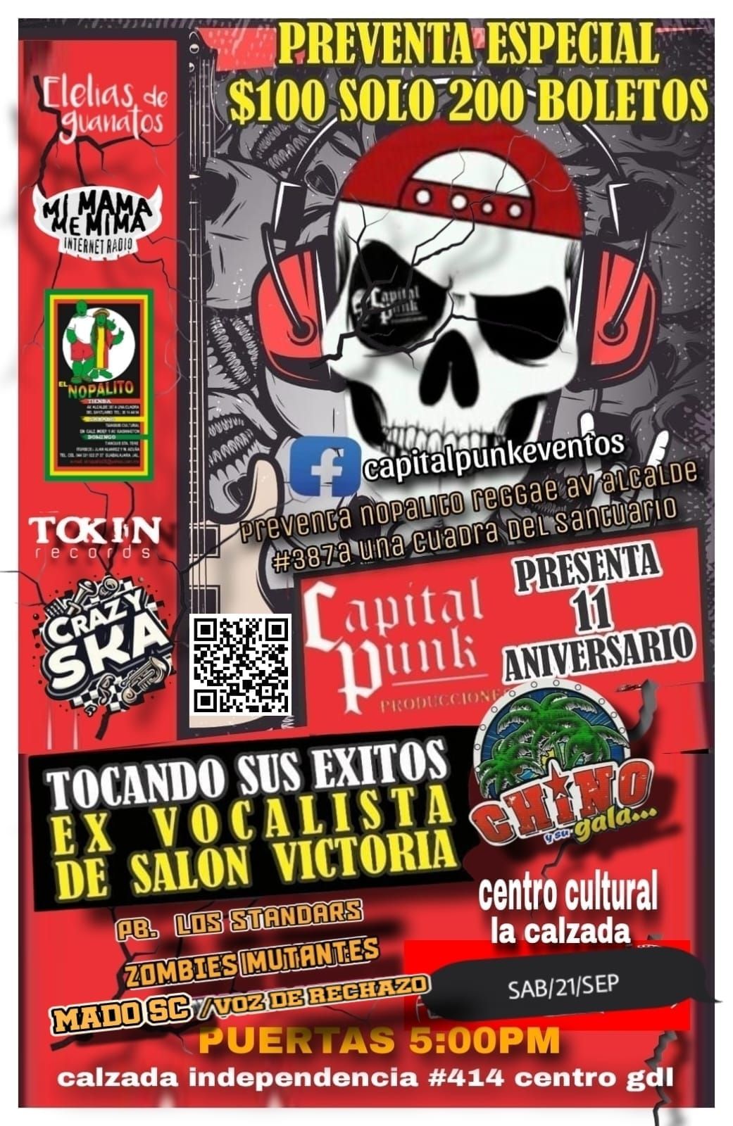 11aniversario capital punk  chino gala ex vocalista de sal\u00f3n victoria 