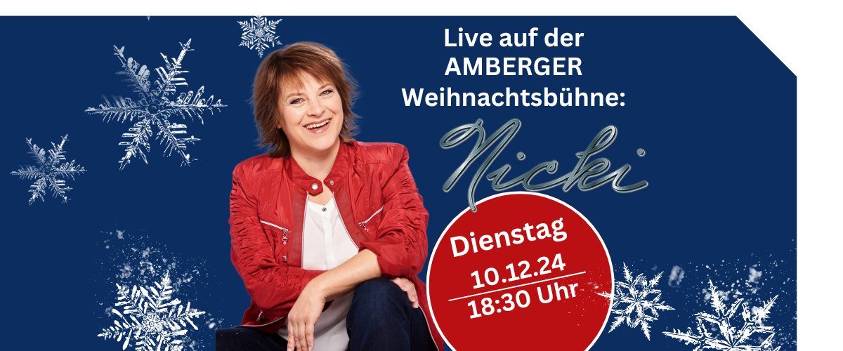 Nicki auf dem Amberger Weihnachtsmarkt