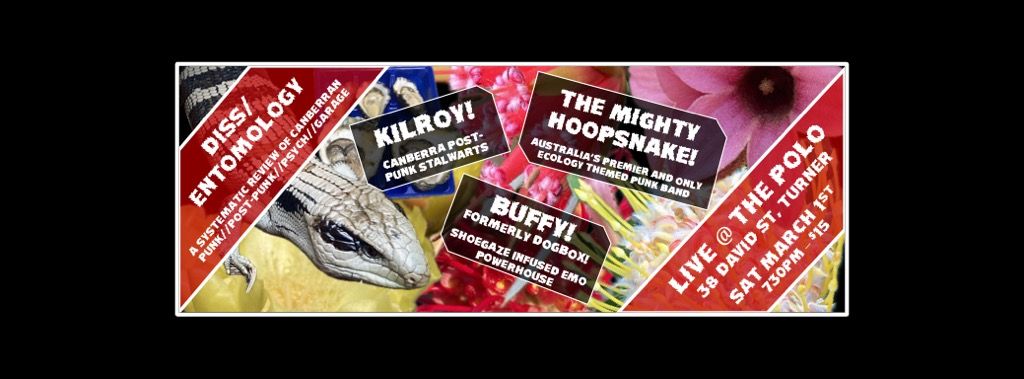 DISS\/ENTOMOLOGY - THE MIGHTY HOOPSNAKE, KILROY AND DOGBOX LIVE @ THE POLO