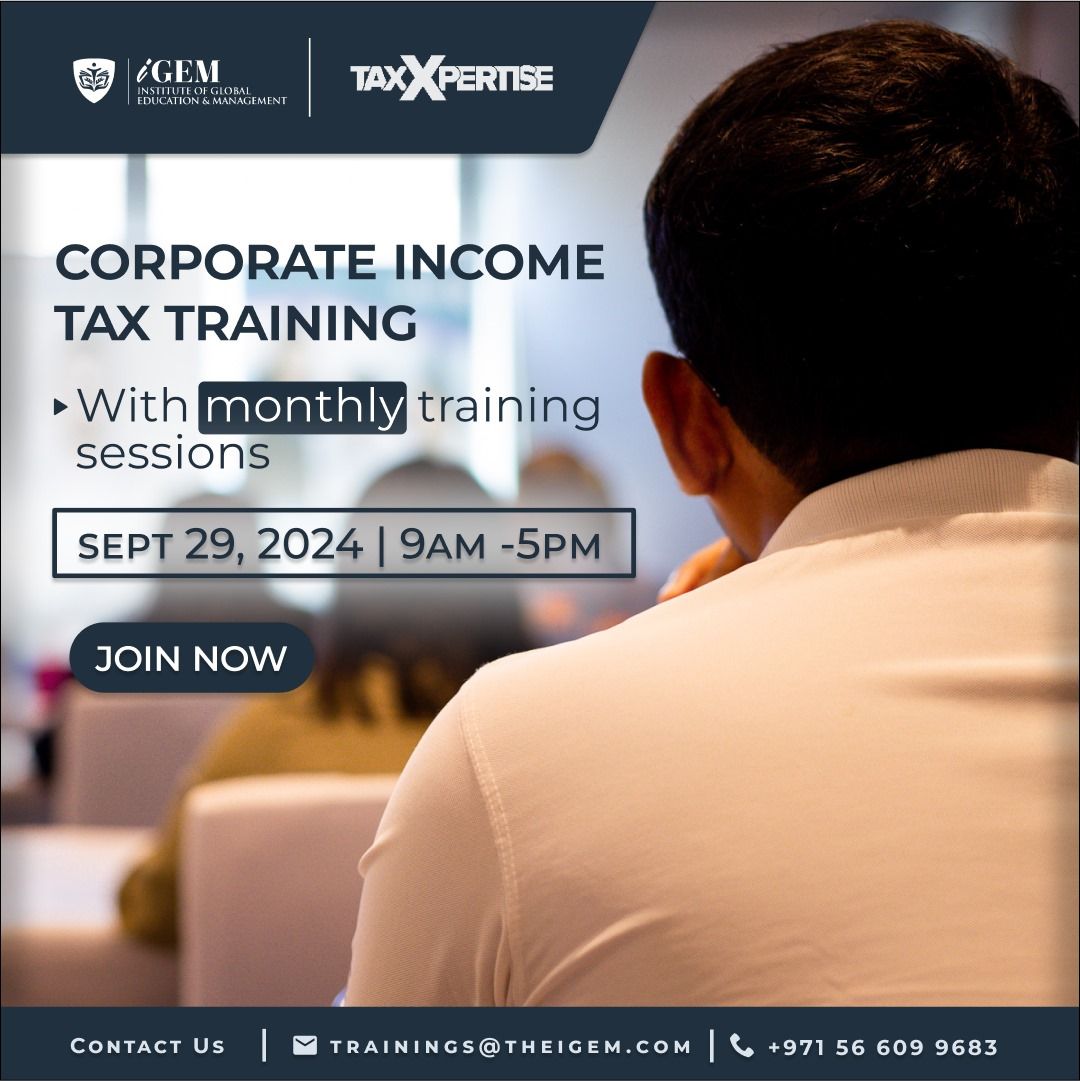 Corporate Income Tax Trainings