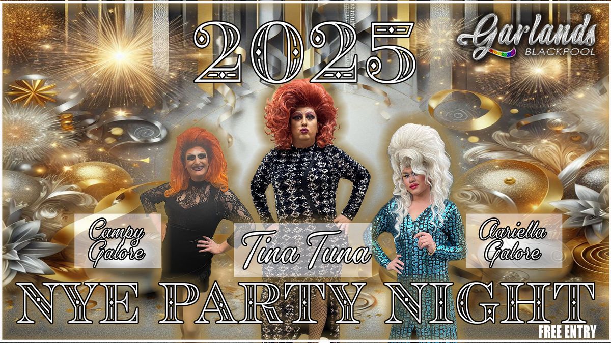 Ring in the New Year with LIVE Singing Drag Cabaret from Tina Tuna FREE ENTRY @Garlands Blackpool 