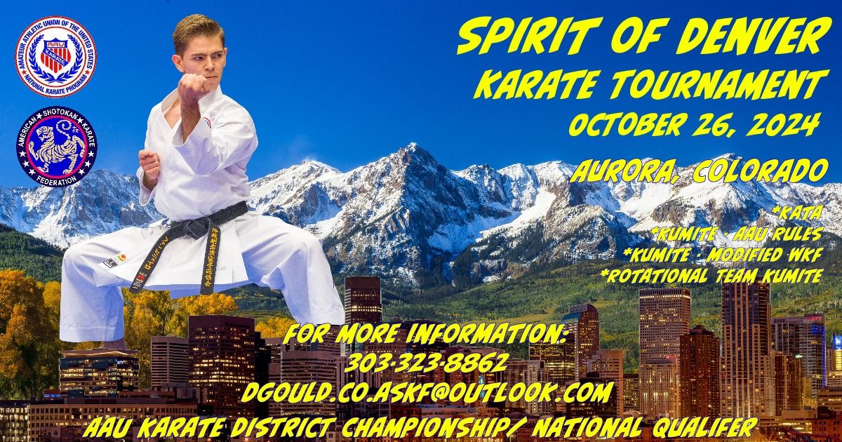 Spirit of Denver Karate Tournament