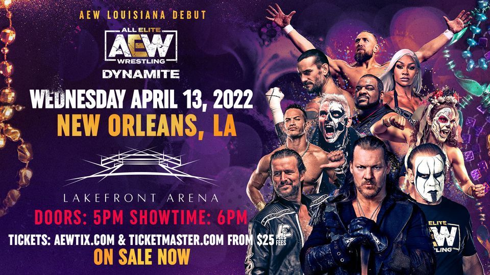 AEW Dynamite: New Orleans (NEW DATE: April 13, 2022)