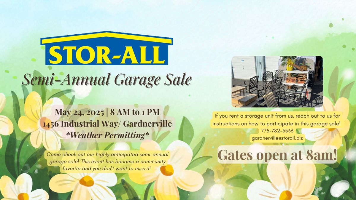 2025 Spring Garage Sale!