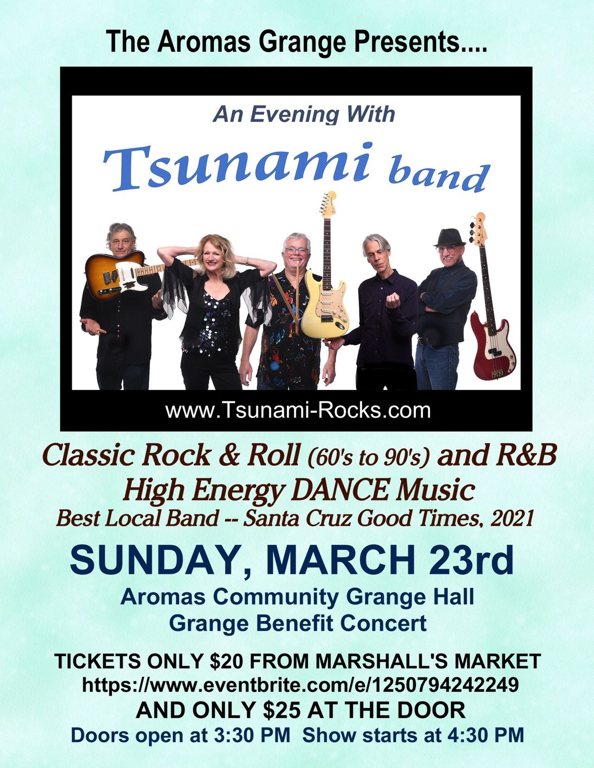 An Evening with TSUNAMI Band!