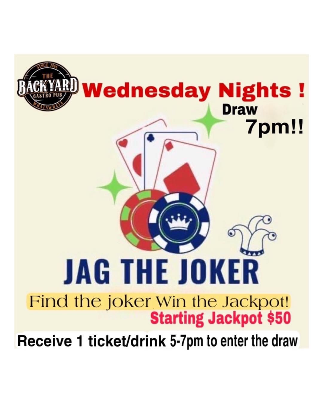 Wednesday Night - JAG THE JOKER
