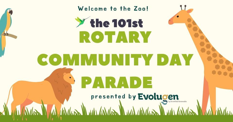 101st Annual Rotary Community Day Parade presented by Evolugen