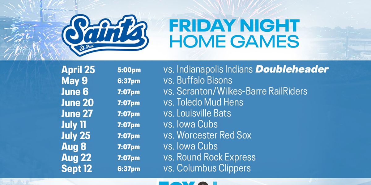 Indianapolis Indians at St. Paul Saints at CHS Field