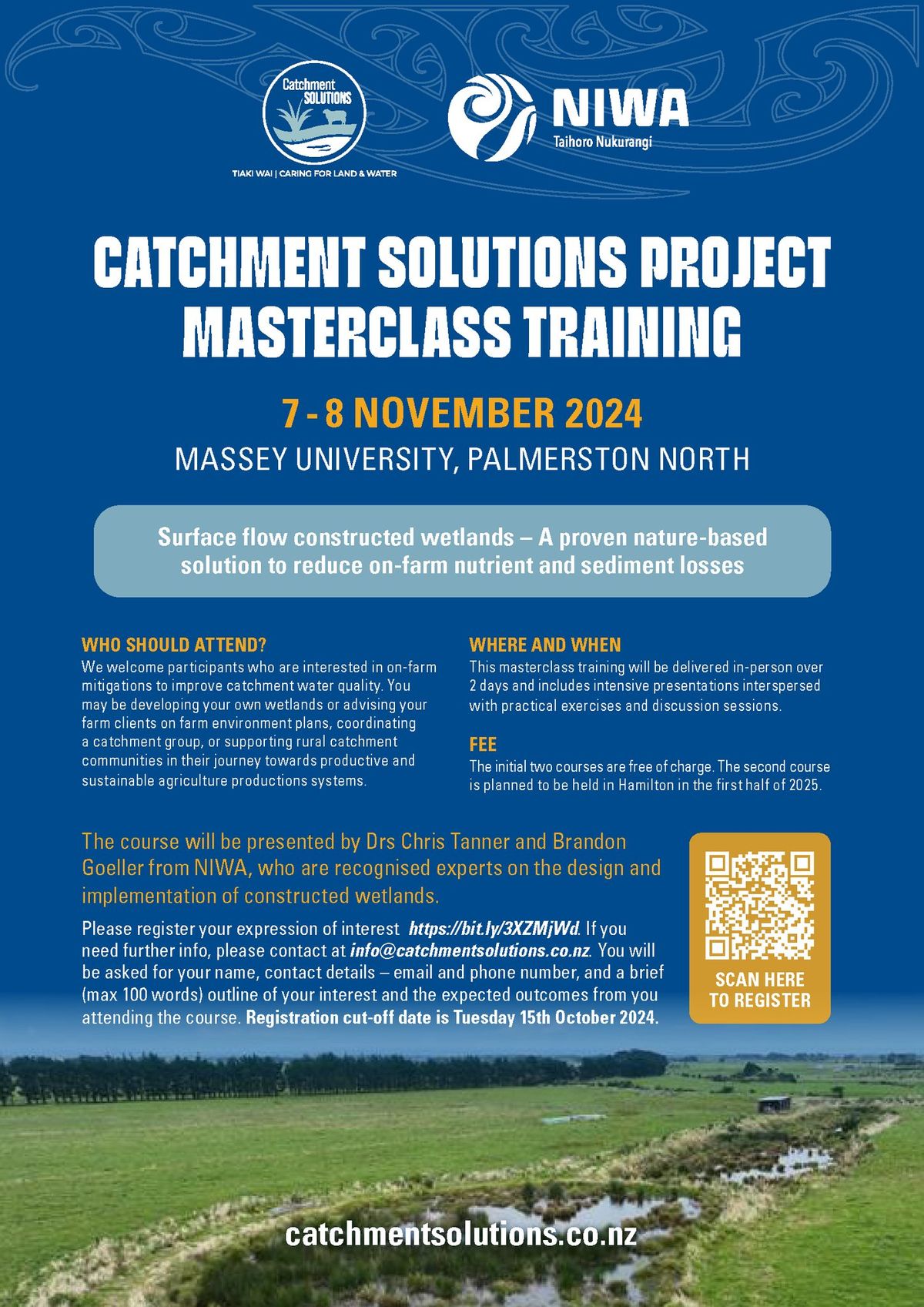 Catchment Solutions Project Masterclass Training