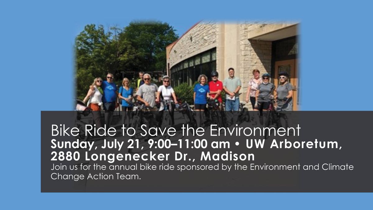 Bike Ride to Save the Environment