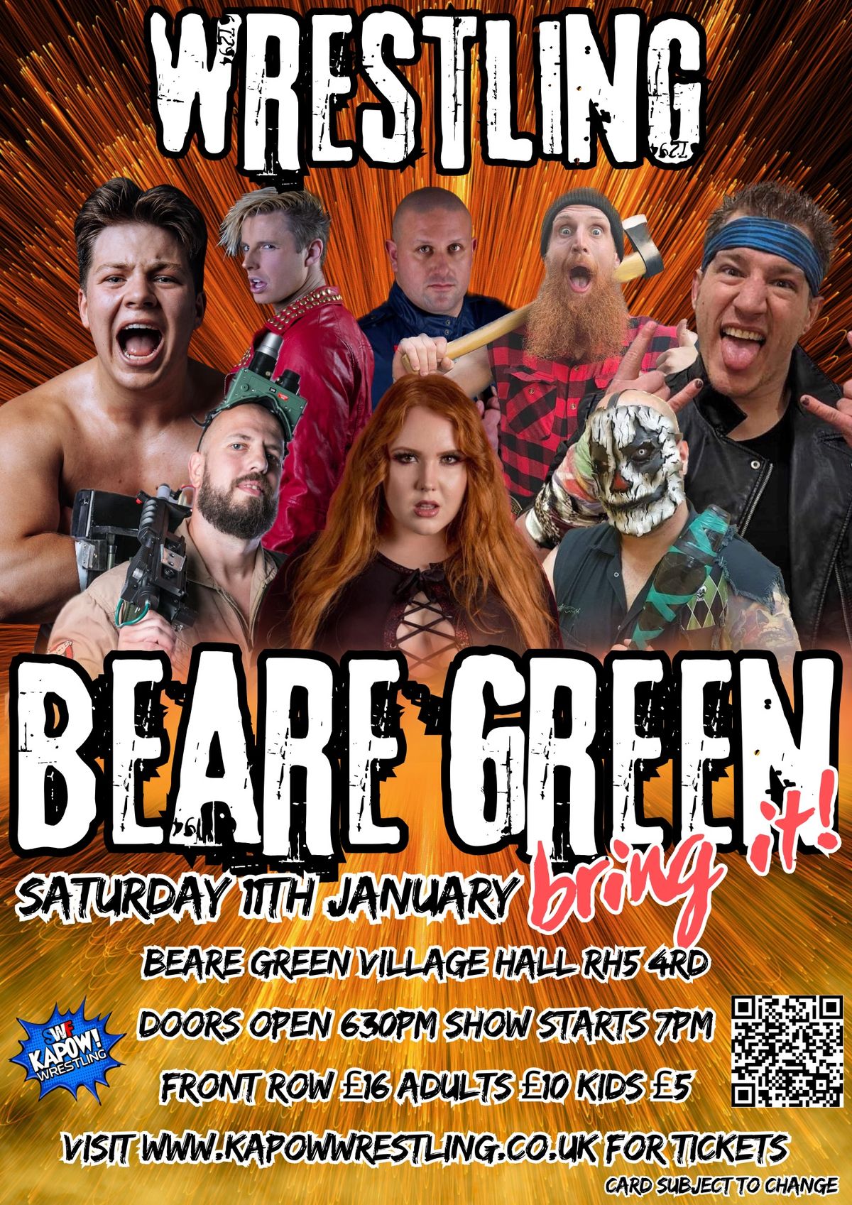 Live Wrestling back in Beare Green 