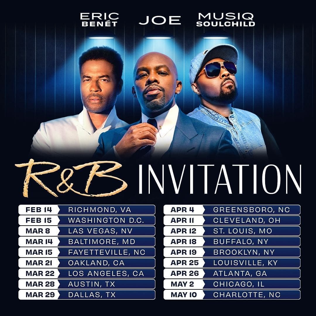 R&B Invitation Tour: Joe  Musiq Soulchild & Eric Benet