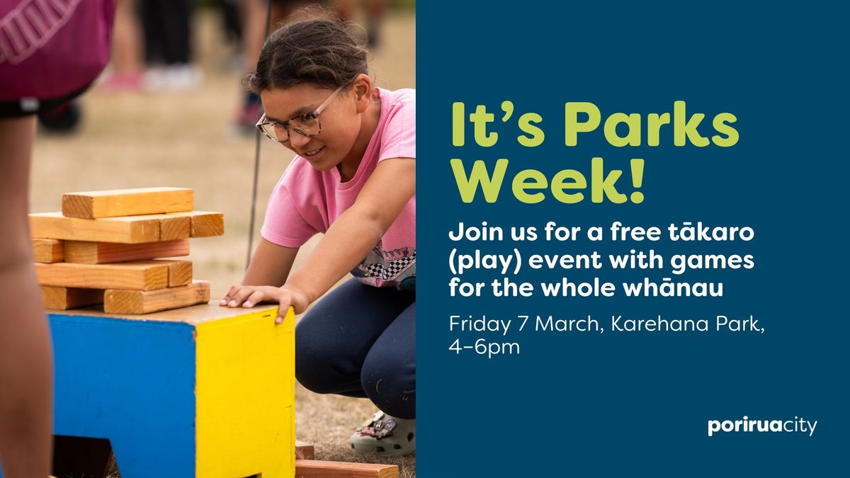 Let's Play! Parks Week | Karehana Park