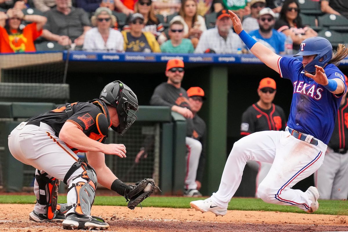 Spring Training - Texas Rangers at San Francisco Giants