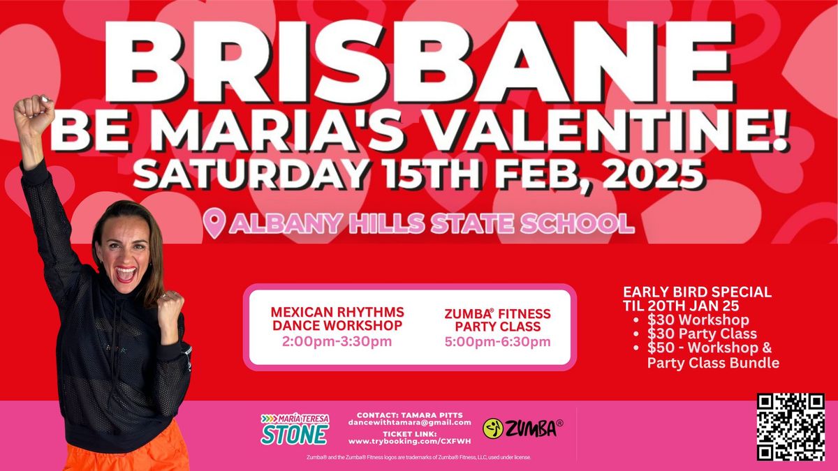 Maria-Teresa Stone in Brisbane | Mexican Workshop & Zumba Party Class