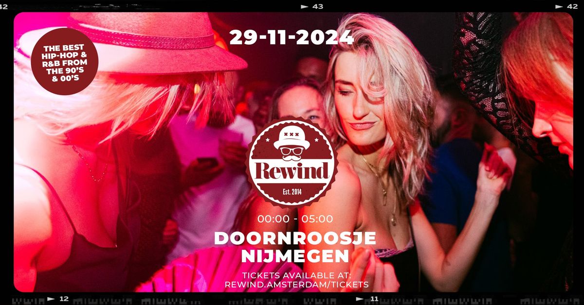 Rewind Nijmegen XXL | Doornroosje | 00:00 - 05:00