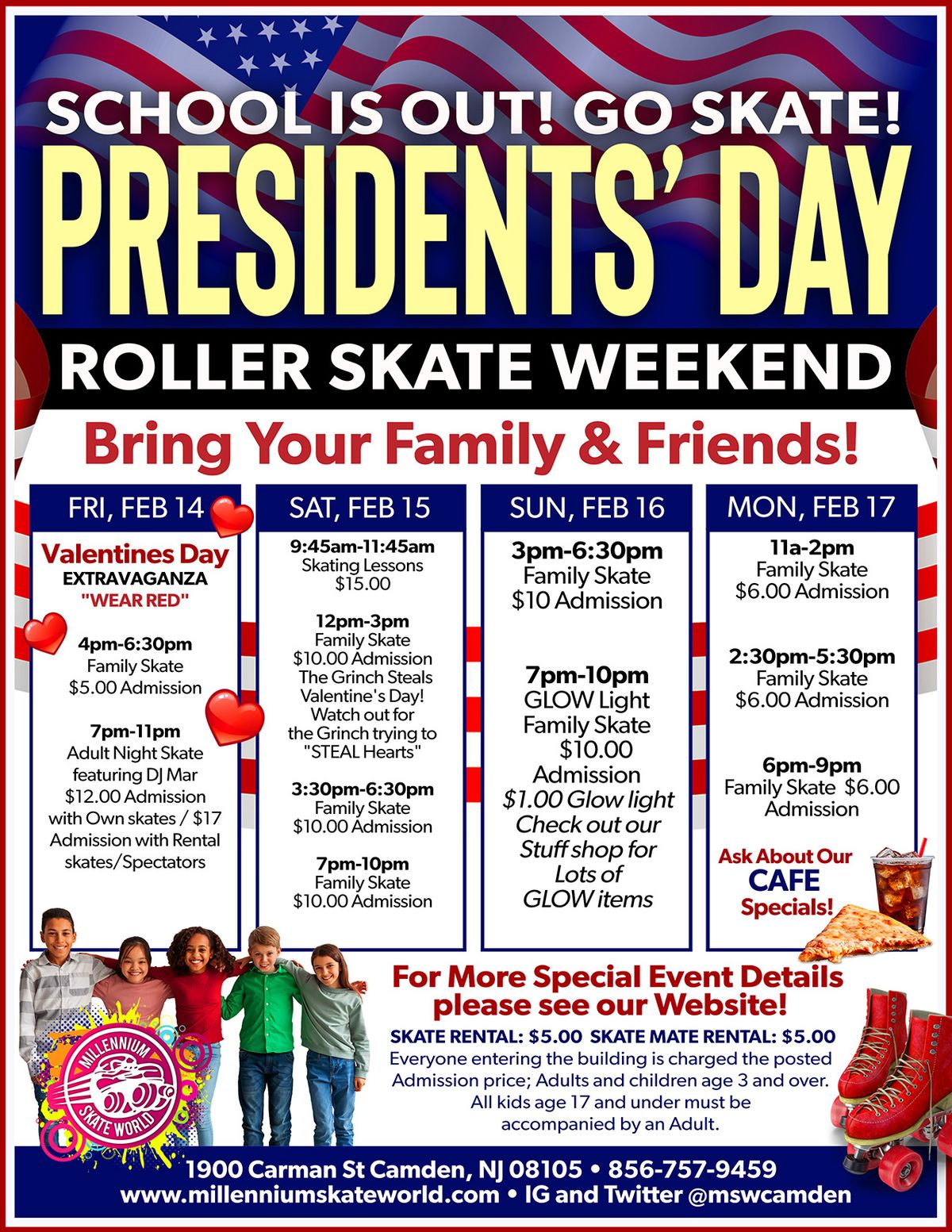 Celebrate Presidents\u2019 Day Weekend on Wheels!