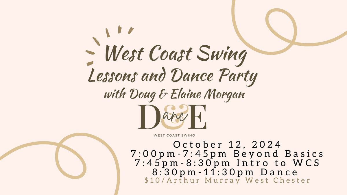 October West Coast Swing Lessons and Dance