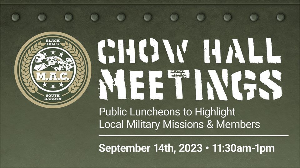Black Hills MAC September Chow Hall Luncheon