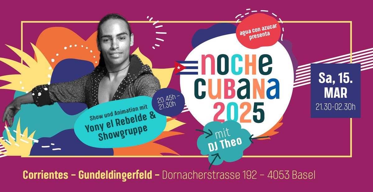 Noche Cubana mit Dj Theo und Show und Animation von Salsa Revolucion