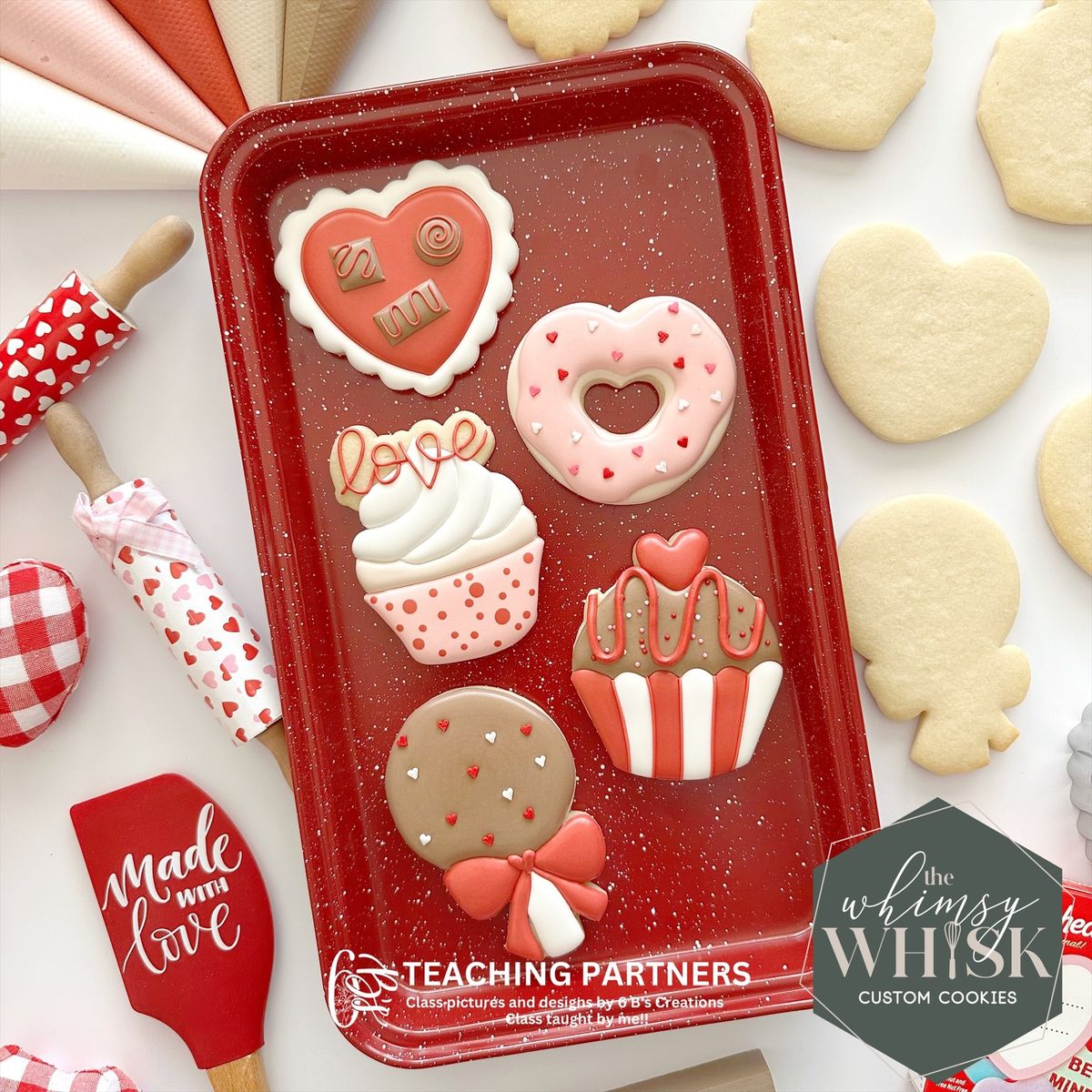 Valentine\u2019s Day Cookie Decorating Class at Opie & Eleanor\u2019s