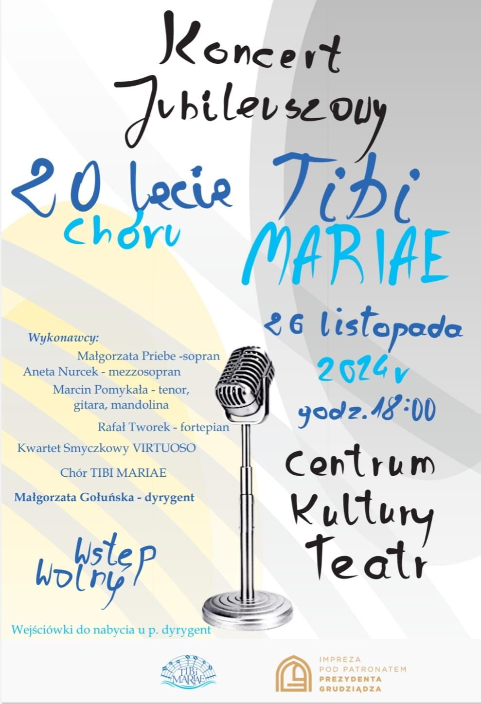 Koncert Jubileuszowy Ch\u00f3ru Tibi Mariae 