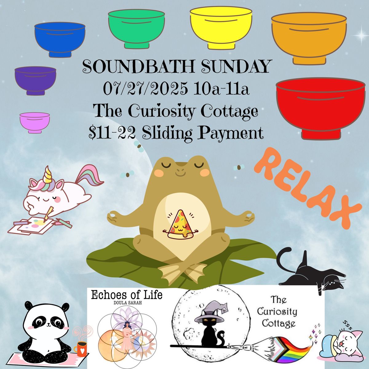 SOUNDBATH SUNDAY @ The Curiosity Cottage