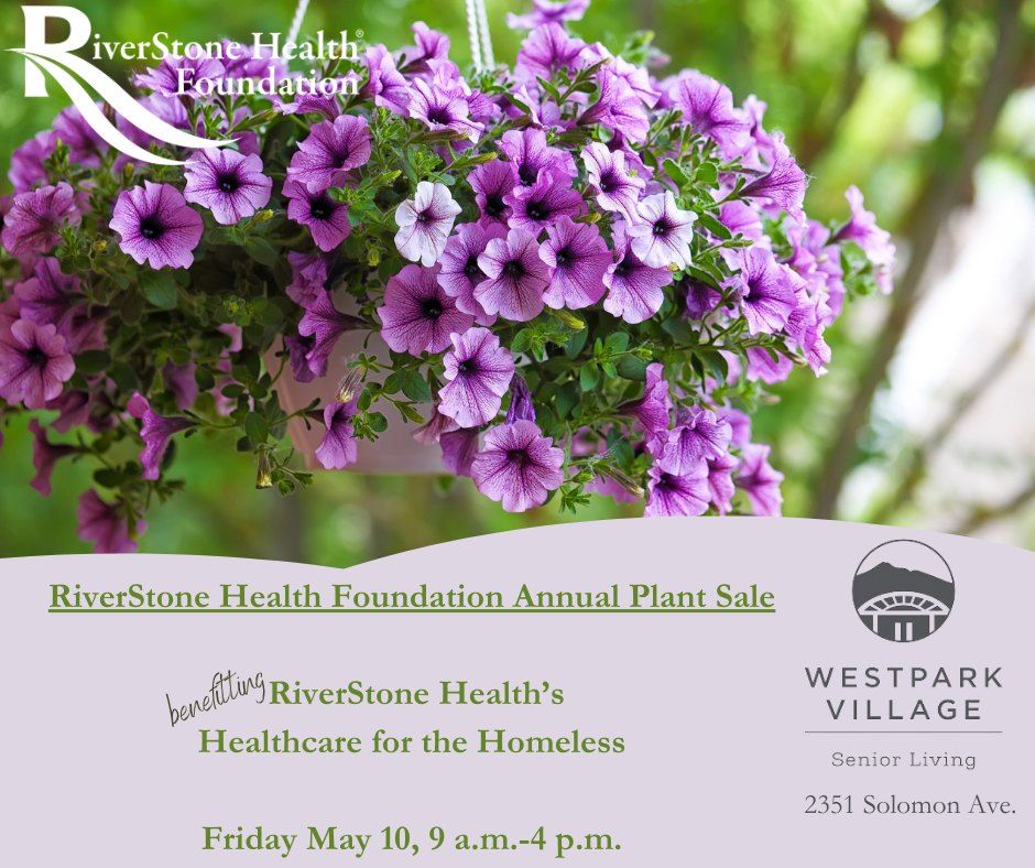 RiverStone Health Foundation's Annual Plant Sale