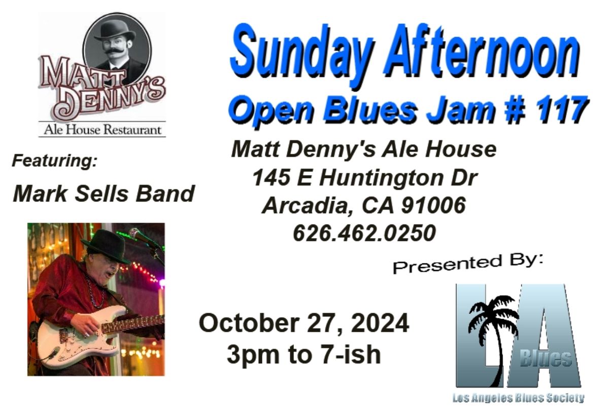 Los Angeles Blues Society Open Jam No 117 at Matt Denny's - 10\/27\/2024