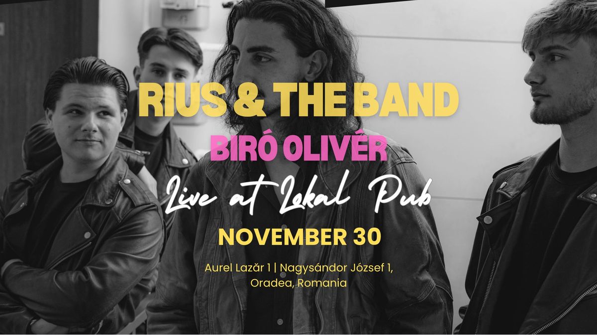 Rius & The Band koncert | Vend\u00e9g: B\u00edr\u00f3 Oliv\u00e9r