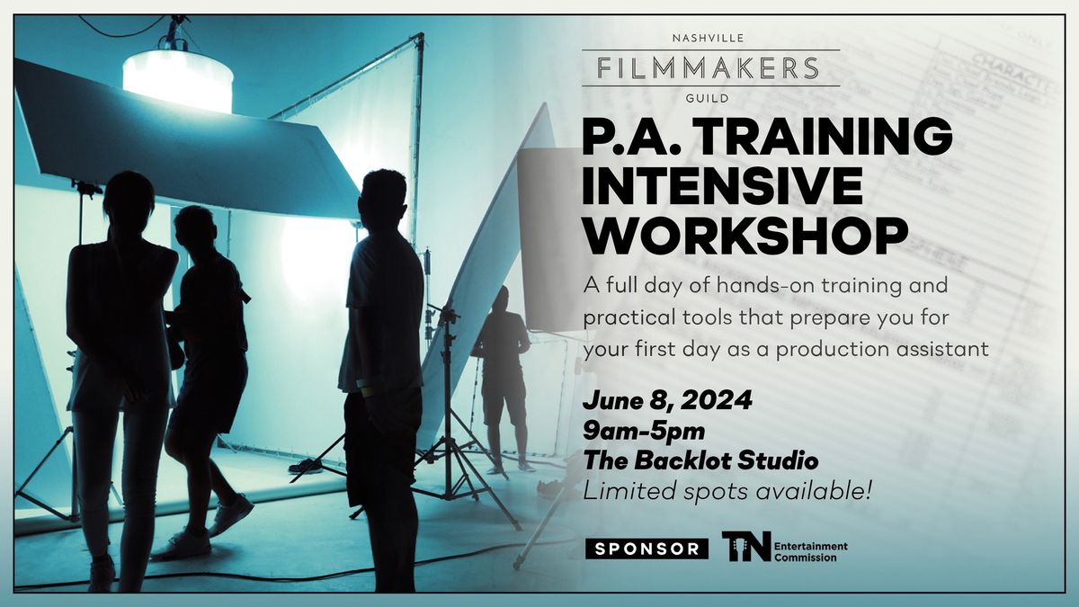 Production Assistant Training Intensive Workshop 2024