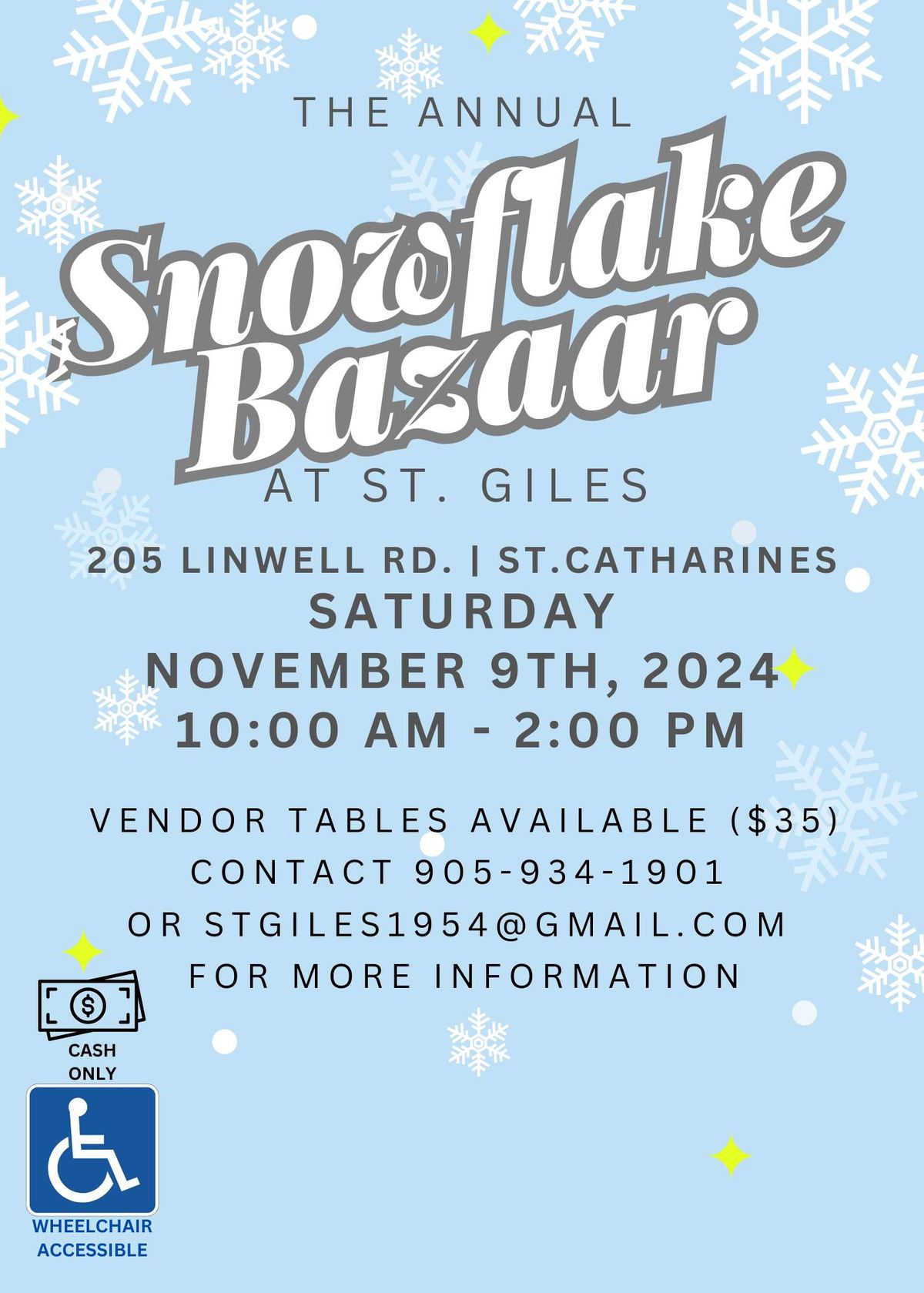 The Annual Snowflake Bazaar