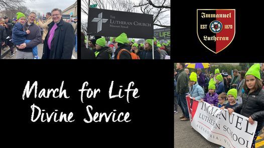 March for Life Divine Service and Service Opportunity