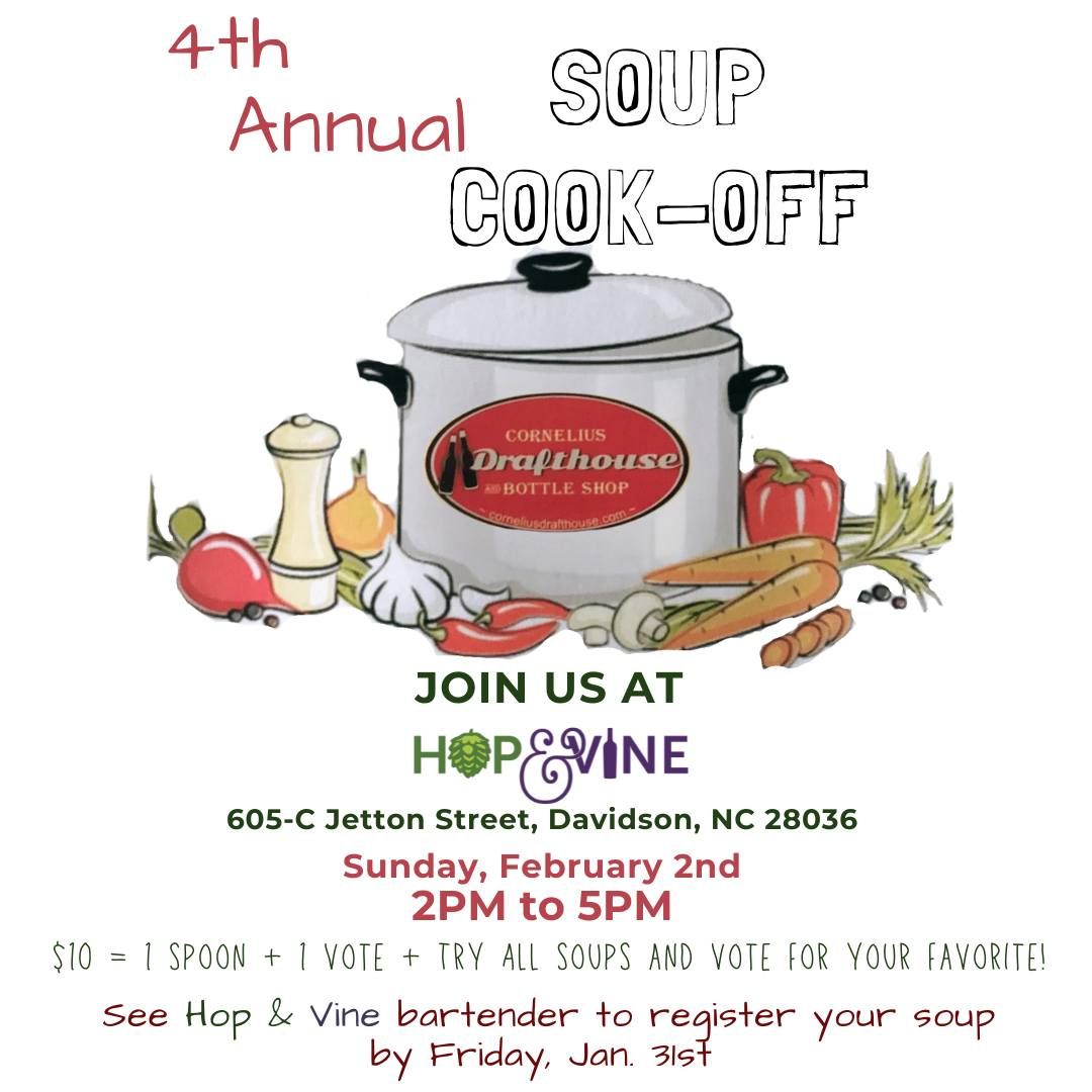 4th Annual Cornelius Drafthouse and Bottle Shop's Soup Cook-Off